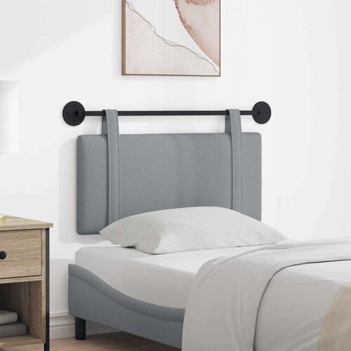  Držeće uzglavlje Zidne Svijetlo siva 90 x 55 x 5 cm tkanina - Svjetlosiva 80 cm bez LED svjetla Cene