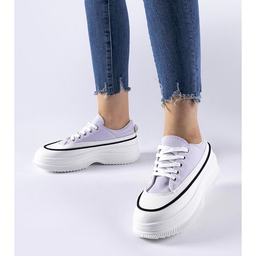 Gemre Purple Platform Sneakers Plesio Cene