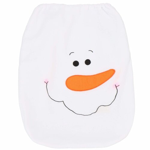Springos božićni kupaonski set Snjegović, navlaka za WC i tepih Slike