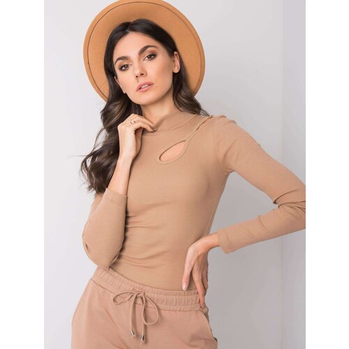 RUE PARIS Blouse-RV-BZ-6097.64-camel Slike
