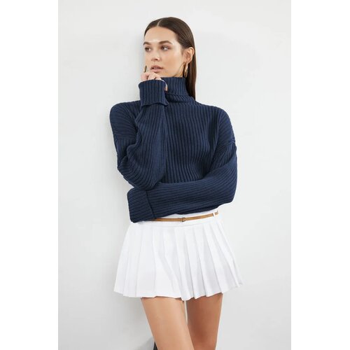 TRENDYOLMILLA ženski duks Twoaw22Kz0223, indigo-plava Cene