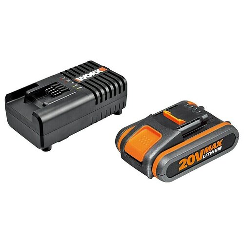 Worx PowerShare 20V Akumulator in polnilnik WA3601 (20 V, 1 baterija, 2 Ah) productname.garantie.plussign BAUHAUS garancija 5 let za naprave na električni ali motorni pogon Cene
