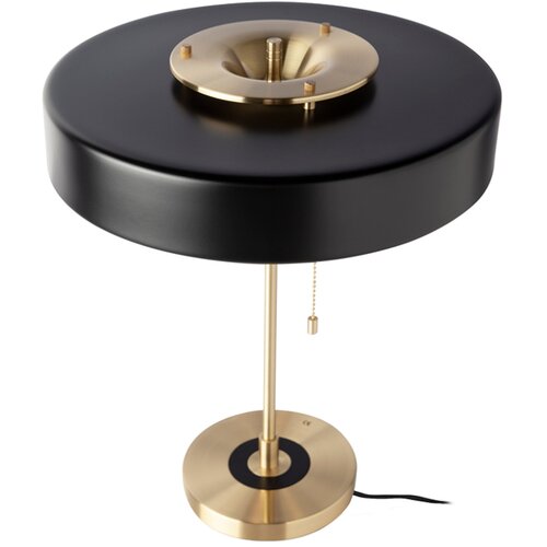 Angel Cerd&amp;aacute; Namizna svetilka iz pozlačenega aluminija in črnega aluminija, (20591692) Slike