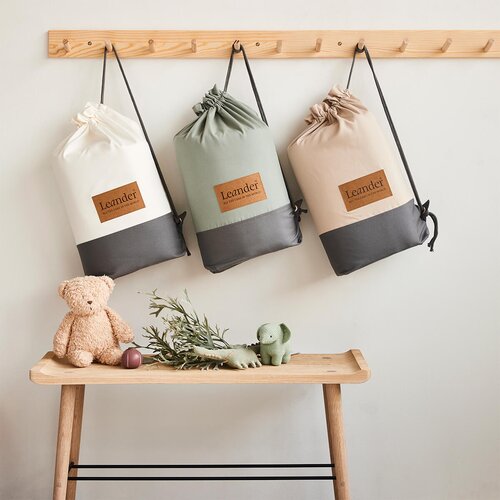 Leander&amp;reg; tkanena ograda za dječji krevet classic&amp;trade; sage green Slike