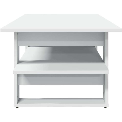  Stolić za kavu bijeli 102 x 55 x 42 cm od konstruiranog drva Slike