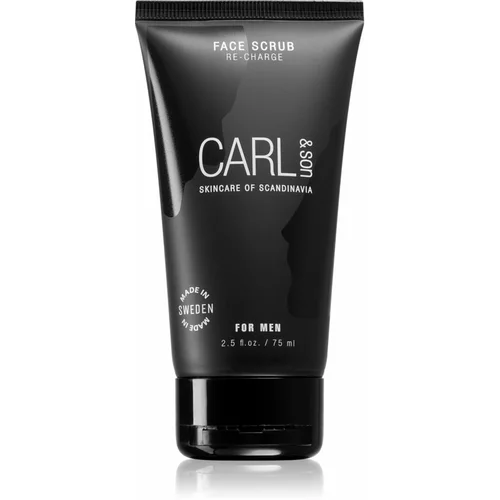 Carl & Son Face Scrub čistilni piling za moške 75 ml