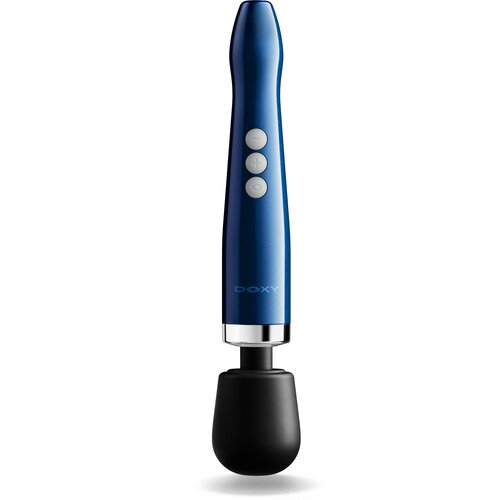 Doxy 2.0 Die Cast Compact Cordless Wand Massager Metal Blue Slike