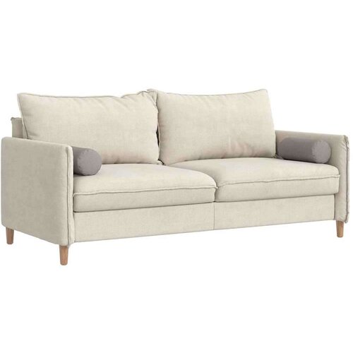 VidaXL valjkasti jastučići 2 pcs sivo-smeđa &amp;Oslash; 15 x 40 cm tkanina Slike