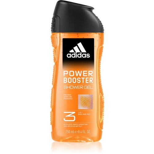 Adidas Power Booster Shower Gel 3-In-1 gel za prhanje 250 ml za mo&amp;scaron;ke Slike