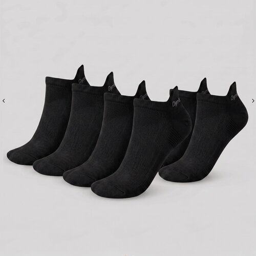 GymBeam Tab Socks 3Pack Black XL Slike