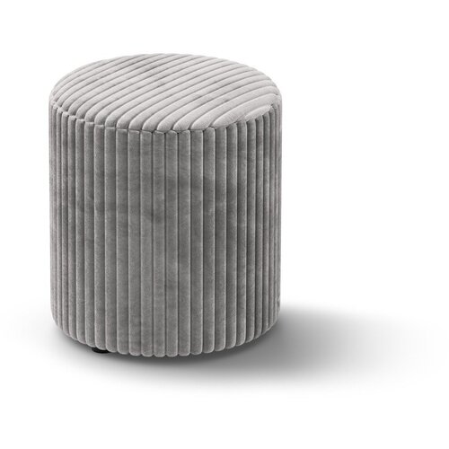 Micadoni Svijetlo sivi tabure od samta Dia &amp;ndash; Slike