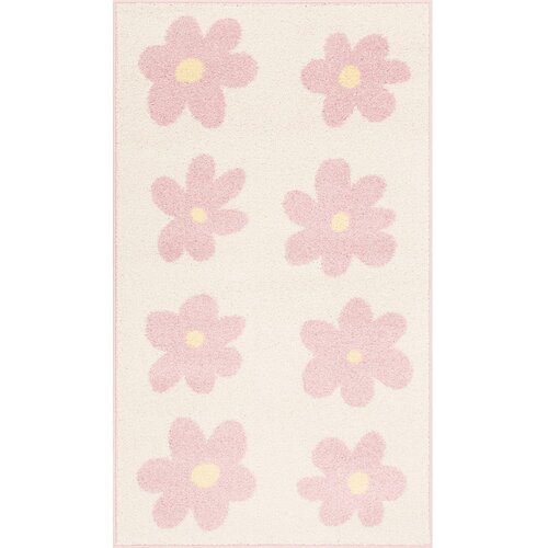 FD Ružičasti/boje slonovače dječji tepih 100x170 cm Dazzy Rose &amp;ndash; Slike