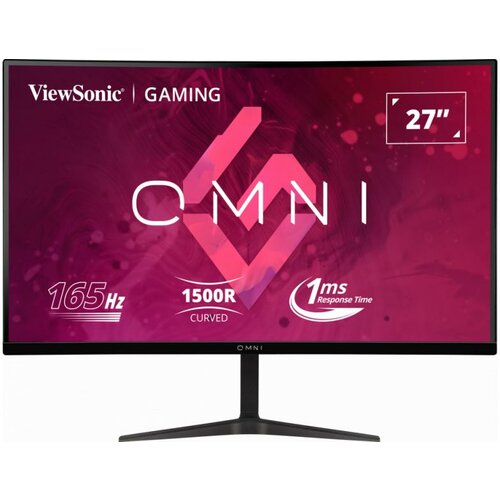 Viewsonic VX2718 Gaming monitor, PC, MHD, Full HD, VA, 165Hz, 1ms, HDMI, DO, 27", Zakrivljen, Crni Cene