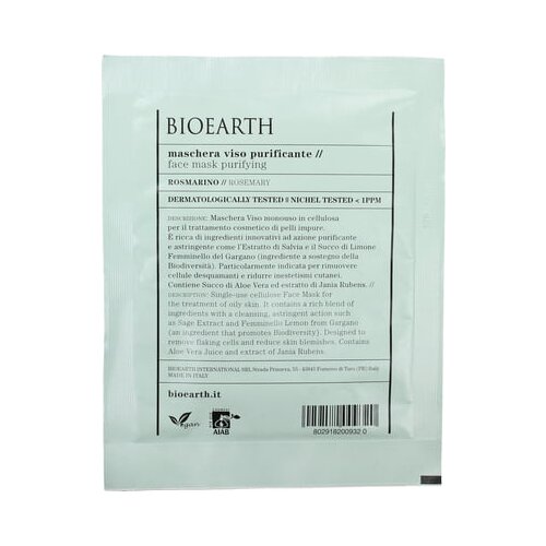 Bioearth čistilna maska za obraz Cene