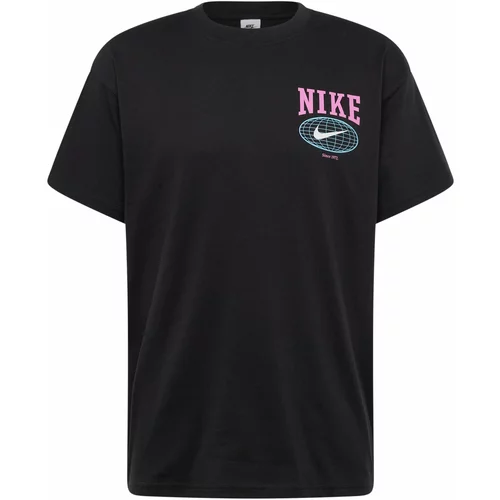 Nike Sportswear Majica meta / roza / črna / bela