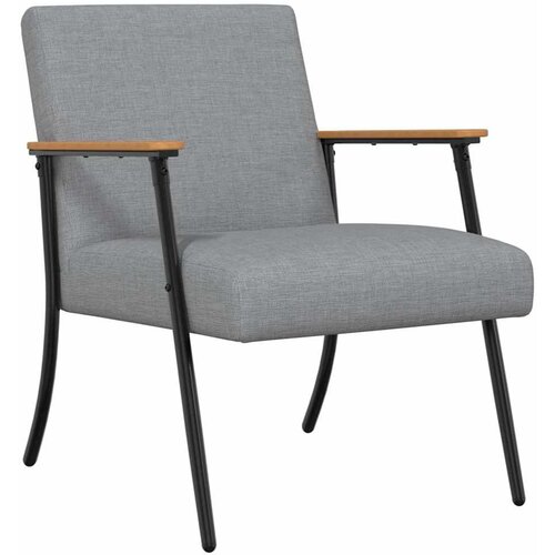 VidaXL fotelj Svetlo siva 59 x 75 x 78 cm blago, (5000133148) Slike