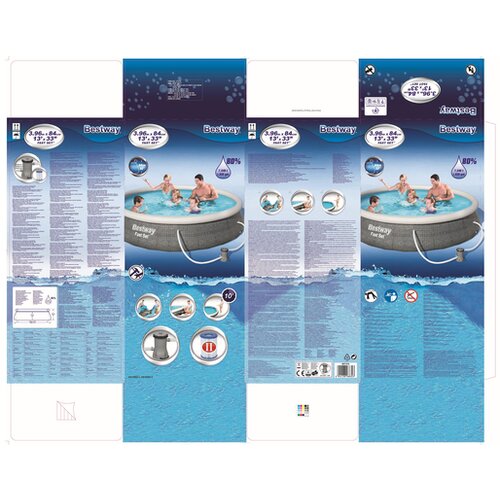 Bestway Bazenski set Fast Set 396 cm x 84 cm Slike