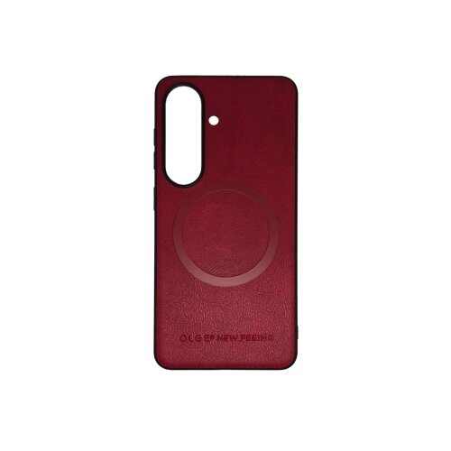  Silikonska futrola OLGE Magnetic New Feeling Samsung A07 CRVENA Cene