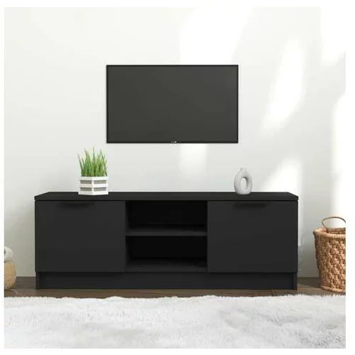  TV omarica črna 102x35x36,5 cm konstruiran les