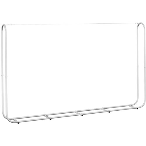  Stalak za drva za ogrjev 250x25x150 cm Pocinčani čelik Slike