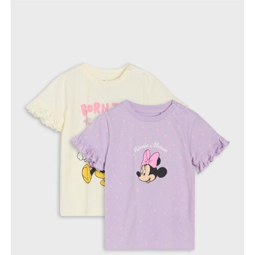 Sinsay Pamučne majice s printom 2 kom Minnie Mouse Cene