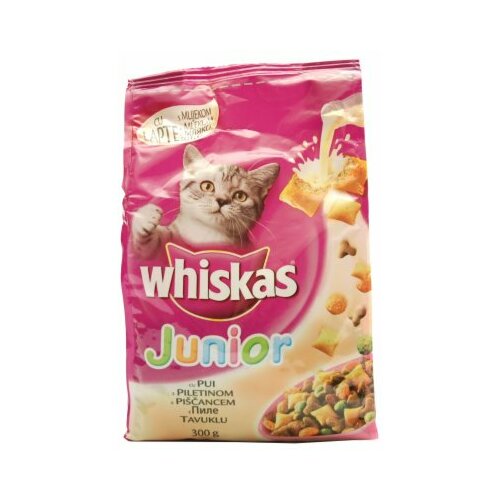 Whiskas junior piletina hrana za mačke 300g Slike