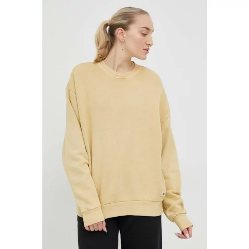 Reebok Classic Bombažen pulover Ženska, rumena barva