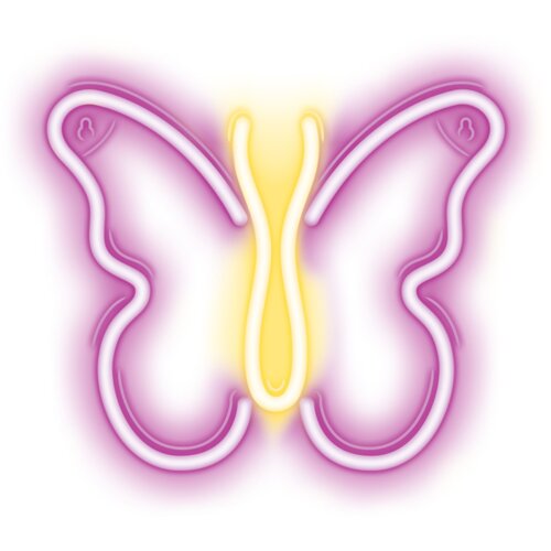 Neolia Neon LED luč - metulj, (20631093) Cene