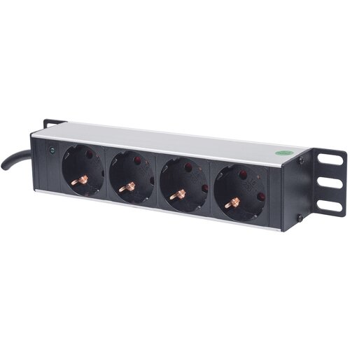 Intellinet 10 1U Rackmount 4-Output Power Distribution Unit (PDU) EU CEE 7 /3 Outlets, With Power Indicator, No Surge Protection, Built-in 1.8m Power Cord with EU CEE 7 /4 Plug Cijene