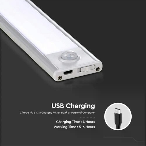  LED osvetljenje za ispod ormarića sa senzorom LED/1,5W/5V 1500 mAh 4000K Slike