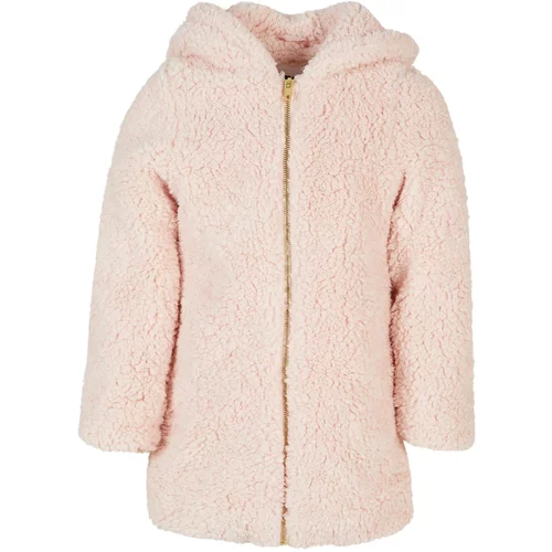 Urban Classics Kids Girls Sherpa Jacket pink