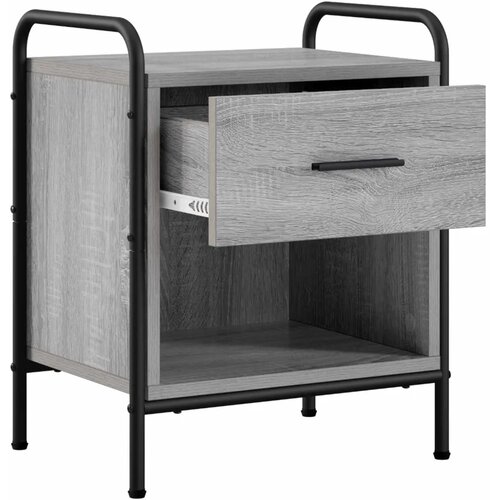 Noćni ormar Siva Sonoma 40 x 30 x 50 cm Konstruirano drvo - Siva Sonoma 1 Cijene