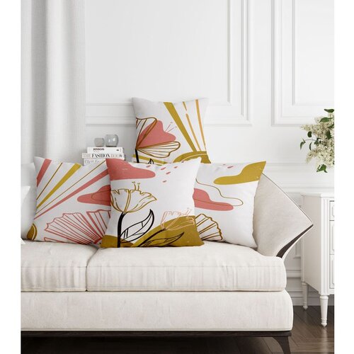 WALLXPERT ASR-plw4 - 8 multicolor cushion cover set (4 pieces) Slike