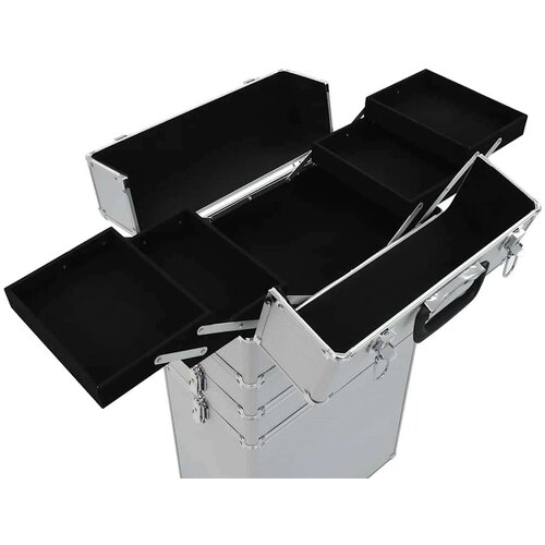 VidaXL Kolica za &amp;scaron;minku aluminijska srebrna Slike