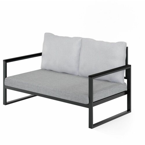  MTLBHC120003 beigeblack  garden 2-Seat sofa Cene