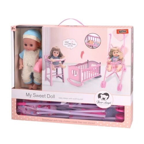 Ozzo bear angel, lutka, set, beba, 182 Cene