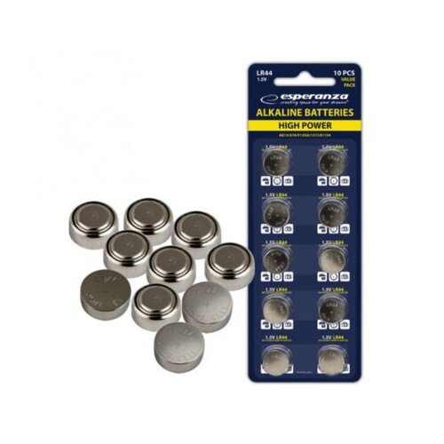  Baterije ESPERANZA ALKALINE LR44 AG13 10 kom, EZB109 Slike