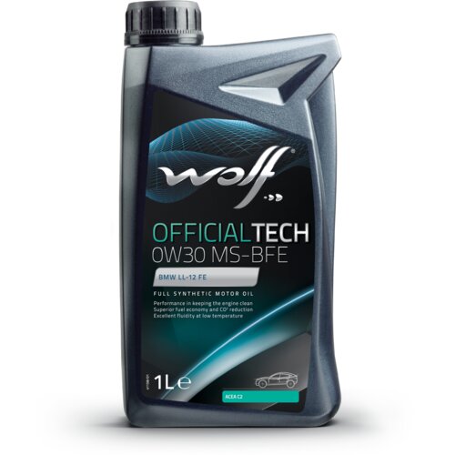 Wolf Motorno olje OFFICIALTECH MS-BFE 1L 0W-30 Cene