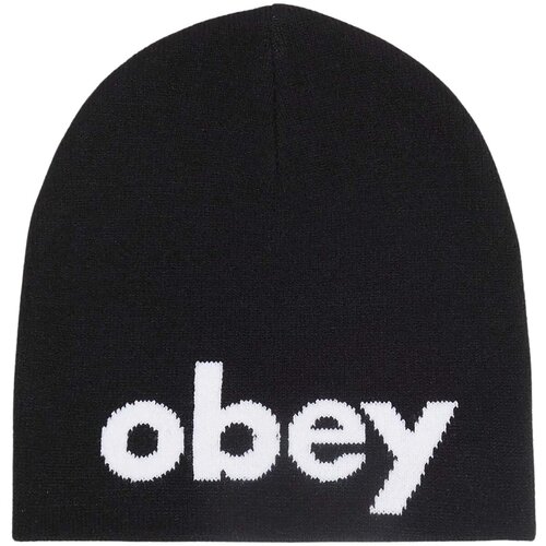 Obey Kape Lowercase Beanie Črna Slike