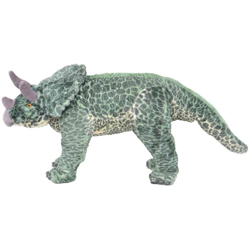  Samostojeći pli&amp;scaron;ani dinosaur triceratops zeleni XXL Slike