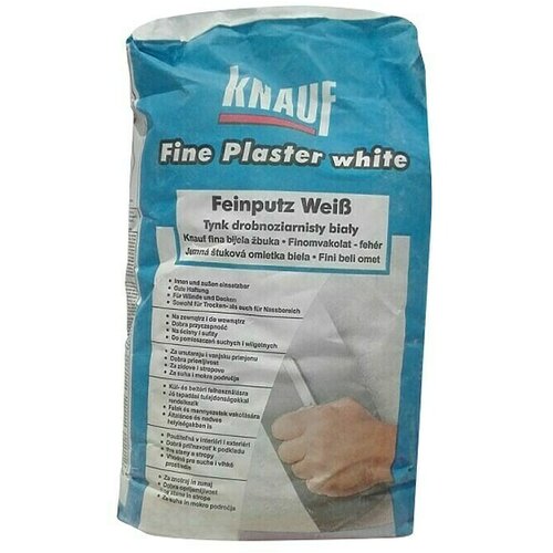 Knauf Fina vapneno-cementna žbuka (Bijele boje, 5 kg) Cijene
