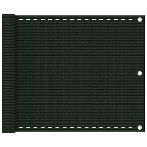 Balkonski zastor tamnozeleni 75 x 300 cm HDPE Cene