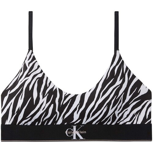 Calvin Klein Jeans Triangel / Brez opore Unlined Bralette Črna Slike