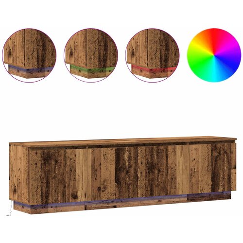  ormar Staro drvo 180 x 38 x 49 cm Konstruirano drvo Slike