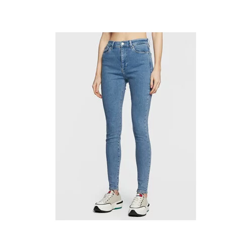 Tommy Jeans Jeans hlače Sylvia DW0DW14794 Modra Super Skinny Fit