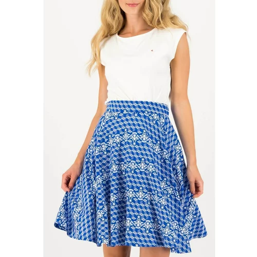 Blutsgeschwister Blue Skirt Fullmoon Circle Skirt Dutch Delft - Women