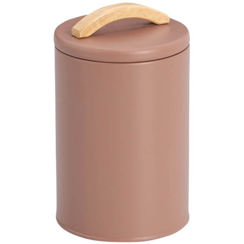 ZELLER Doza Pantone 11,3xh18,7cm / moka krem / kovina, les, (5000199043) Cene