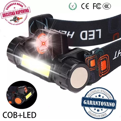  lampa za glavu cob Cene