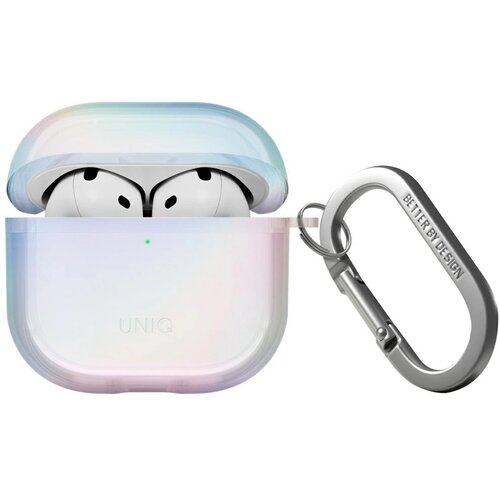 Uniq UNIKATNI OVITEK IRIDESCIA ZA AIRPODS 4 Z ZA&amp;Scaron;ČITNIM OBESILOM, (5000339054) Slike