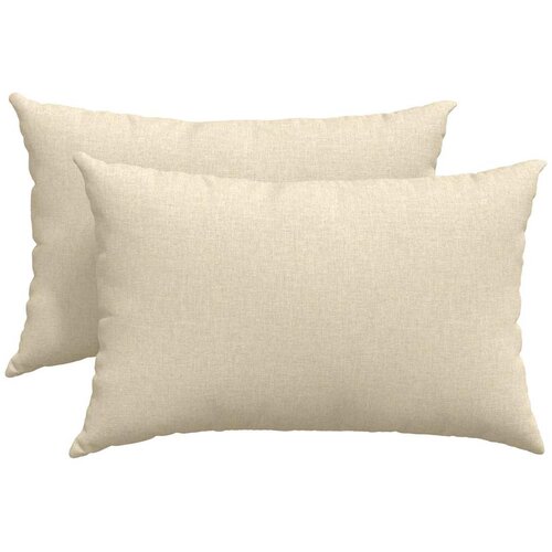  Jastučići za sofu 2 pcs Krema 60 x 40 cm tkanina Slike